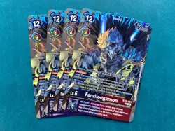 Fenriloogamon BT20-080 Playset Special Booster 2.5 Digimon Card Game x4 - Image 1