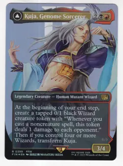 MTG Final Fantasy Foil Rare #0399 Kuja Genome Sorcerer - Image 1