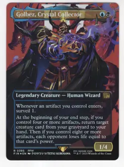 MTG Final Fantasy Foil Rare #0395 Golbez Crystal Collector - Image 1