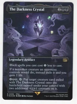 MTG Final Fantasy Foil Rare #0335 The Darkness Crystal - Image 1
