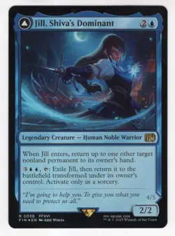 MTG Final Fantasy Foil Rare #0058 Jill Shiva's Diminant - Image 1