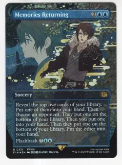 MTG Final Fantasy Foil Rare #0331 Memories Returning - Image 1