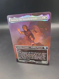 Samwise the Stouthearted (Foil Borderless Promo) - LTR 0449 - NM - MTG - Image 3