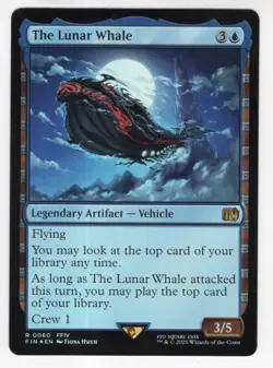 MTG Final Fantasy Foil Rare #0060 The Lunar Whale - Image 1