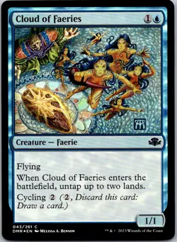MTG Foil-Cloud of Faeries-Dominaria Remastered #43 - Image 1