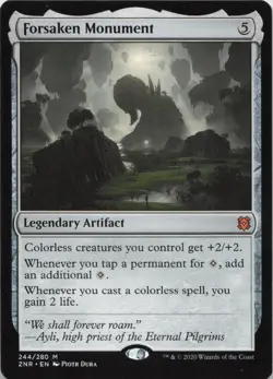 Forsaken Monument M Zendikar Rising 244 - LP MTG - Image 1