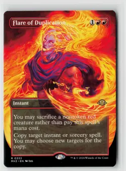 MTG Modern Horizons 3 Flare Of Duplication (Borderless) x1 NM Rare - Image 1