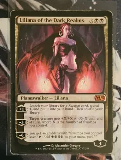Liliana of the Dark Realms - Core Set 2013 (M13) Magic The Gathering - Image 1