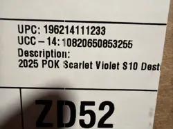 2025 Pokemon Scarlet & Violet Destined Rivals Sealed Sleeved Pack Case 144 - Image 2