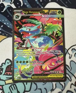 Mega Venusaur EX 177/132 - Pokemon TCG - Mega Evolution - SIR - Near Mint + - Image 1