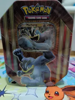 Pokemon Triple Power Tin Machamp EX 2016 NEW SEALED RARE - Image 1