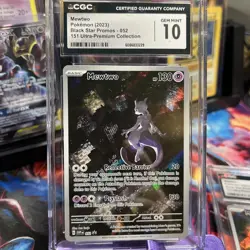 Pokemon Mewtwo TCG Black Star Promos SVP052 CGC 10 Regular Promo - Image 1