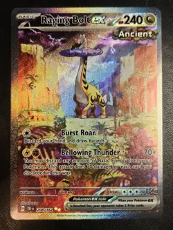 Raging Bolt Ex 208/162 Temporal Forces Special Illustration Rare Pokemon TCG ⚡ - Image 1