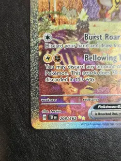 Raging Bolt Ex 208/162 Temporal Forces Special Illustration Rare Pokemon TCG ⚡ - Image 2