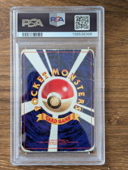 2001 Pokemon Japanese PSA 1 Shining Mew Holo Corocoro Promo SWIRL HOLO BLEED - Image 2