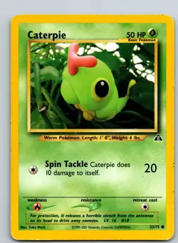 Caterpie 53/75 2001 Neo Discovery Unlimited Regular Common - Image 1