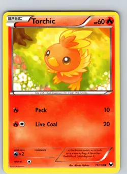 Torchic 15/108 2012 Dark Explorers Regular Common - Image 1