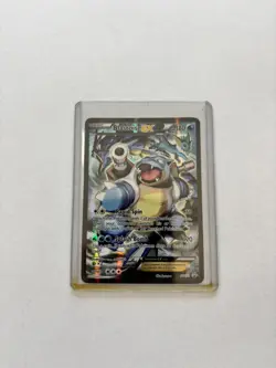 Pokemon TCG Blastoise EX XY122 Full Art Holo Black Star Promo - Image 3