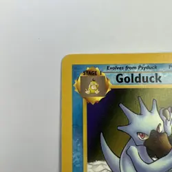 Golduck 1st Edition Fossil 1999 Rare Non Holo Foil Pokemon Vintage # 35/62 - Image 2