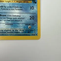 Golduck 1st Edition Fossil 1999 Rare Non Holo Foil Pokemon Vintage # 35/62 - Image 4