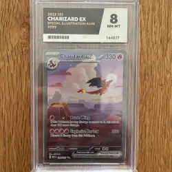 Pokemon TCG Charizard EX 199/165 Special Illustration Rare - PSA 8 - NM MT - Image 1