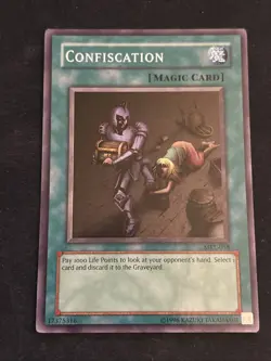 Confiscation Yu-Gi-Oh! TCG Spell Ruler (25th Anniversary Edition) SRL-EN038 LP - Image 1