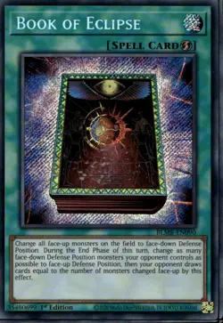 Book of Eclipse 1st Ed Secret Rare BLMR-EN090 Yu-Gi-Oh! - Image 1