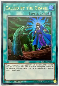 DUDE-EN044 Called by the Grave - Ultra Rare 1st Edition Lightly Played YuGiOh - Image 1