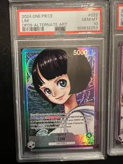 Full Set Of 6 OP09 Alt Art Leader One Piece Sequential PSA 10 Certs Luffy Shanks - Image 5
