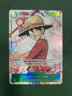 Monkey D Luffy Alt Art (SEC) OP13-118 Carrying On His Will One Piece TCG CARD - Image 1