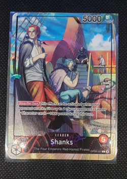 One Piece Shanks (2025 PSA Magazine Promo) OP09-001 Foil Promotion Card - Image 3