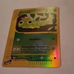 Pokemon Caterpie Expedition Base Set 96/165 Reverse Holo Common 40HP TCG Card - Image 2