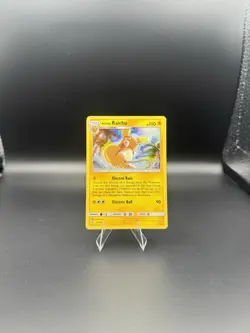 Pokemon Alolan Raichu TCG Holo Card Unified Minds, 57/236, Rare - Image 1