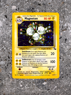 Pokemon TCG Cards Magneton 11/62 Fossil Holo Rare LP - Image 1
