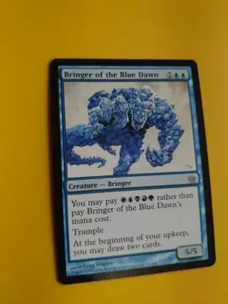 Bringer of the Blue Dawn. Rare Creature Fifth Dawn. VG Magic the Gathering Card. - Image 3