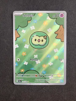 Solosis 118/086 Black Bolt Illustration Rare Pokemon card Ultra Near Mint - Mint - Image 1