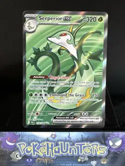 Pokemon Card Serperior Ex 156/086 Black Bolt Ultra Rare Full Art Near Mint - Image 1