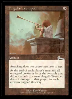Angel's Trumpet LP Light Play Urza's Legacy MTG [8258] - Image 1