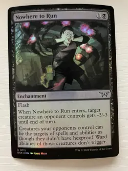 Nowhere to Run #111 (Foil) Duskmourn House of Horror Magic MTG - Image 1
