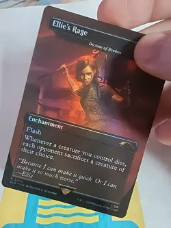 Ellie's Rage - Dictate of Erebos (Rainbow Foil) Secret Lair Drop Foil - Image 2