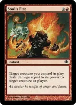 X4 Soul's Fire Shards of Alara LP/NM Magic the Gathering DNA GAMES - Image 1