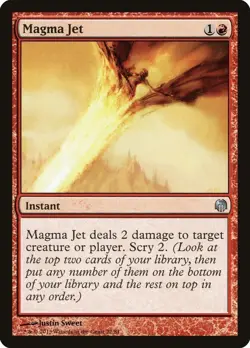 Magma Jet Duel Decks Heroes vs Monsters Light Play MTG Magic DNA GAMES - Image 1