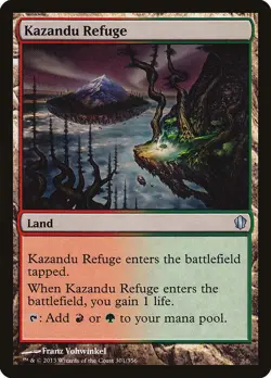 Kazandu Refuge Commander 2013 Played MTG Magic DNA GAMES - Image 1