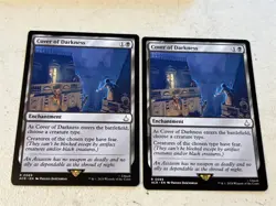 2 x mtg Cover of Darkness, enchantment, Assassin's Creed, unplayed - Image 1