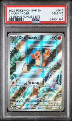CHARMANDER Obsidian Flames Scarlet & Violet Promo #044 PSA 10 Pokemon - Image 1
