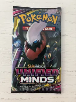 Pokemon TCG Sun and Moon Unified Minds Booster Pack 820650805684 - Image 1