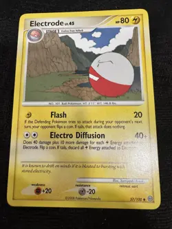 Electrode 37/100 Pokemon Stormfront Unlimited LP 2008 - Image 1