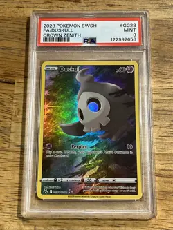 GRADED PSA 9 2023 Pokemon SWSH FA/Duskull Crown Zenith #GG28 - Image 1