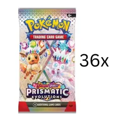 Pokemon TCG Prismatic Evolutions Sealed Booster Packs Lot Of 36 - Brand New - Image 1