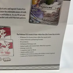 Pokemon TCG Scarlet & Violet White Flare Elite Trainer Box ETB Factory Sealed - Image 4